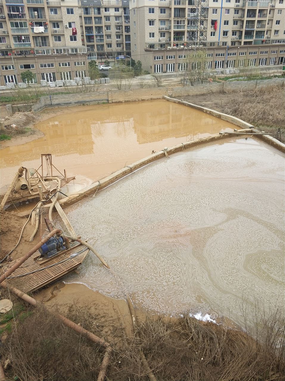 兴海沉淀池淤泥清理-厂区废水池淤泥清淤
